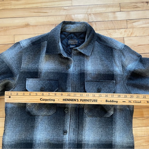 🌼PENDELTON MEN'S PLAID BOARD SHIRT in plaid black and white - Picture 4 of 10